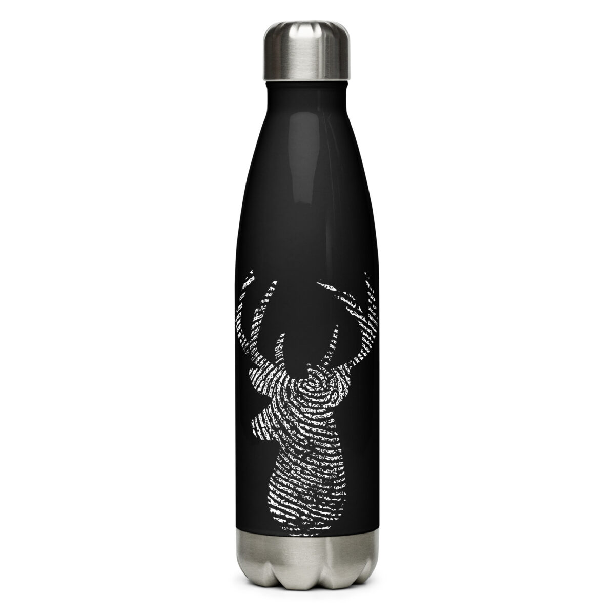 stainless steel water bottle black 17oz front 64ac2e7b888f7