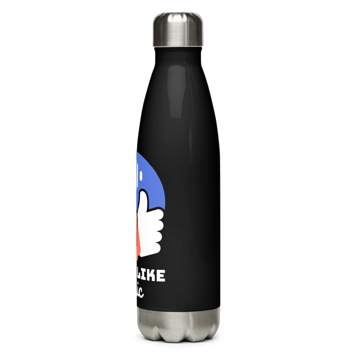 stainless steel water bottle black 17oz left 64a2afa23f4bd