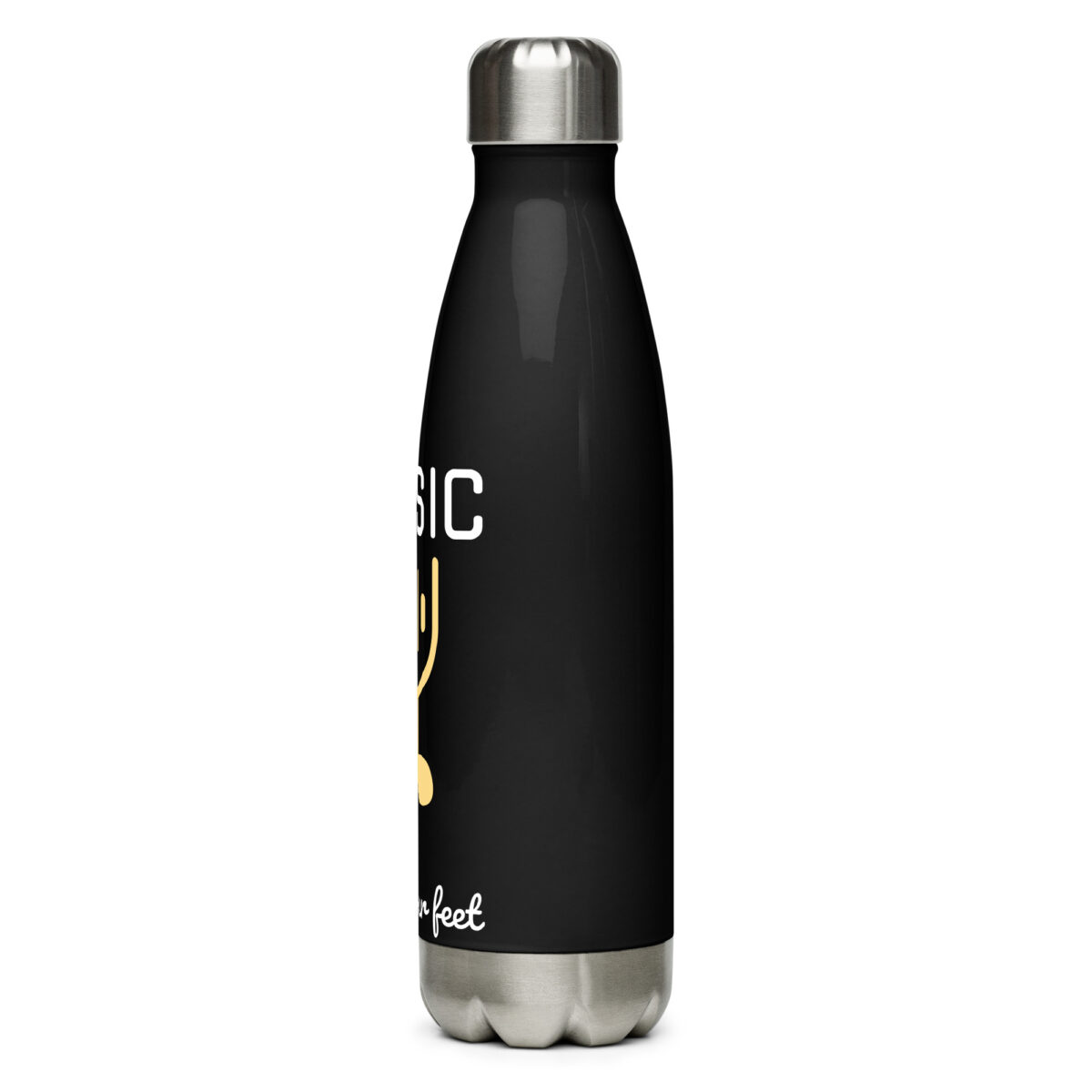 stainless steel water bottle black 17oz left 64a2b33c699b9