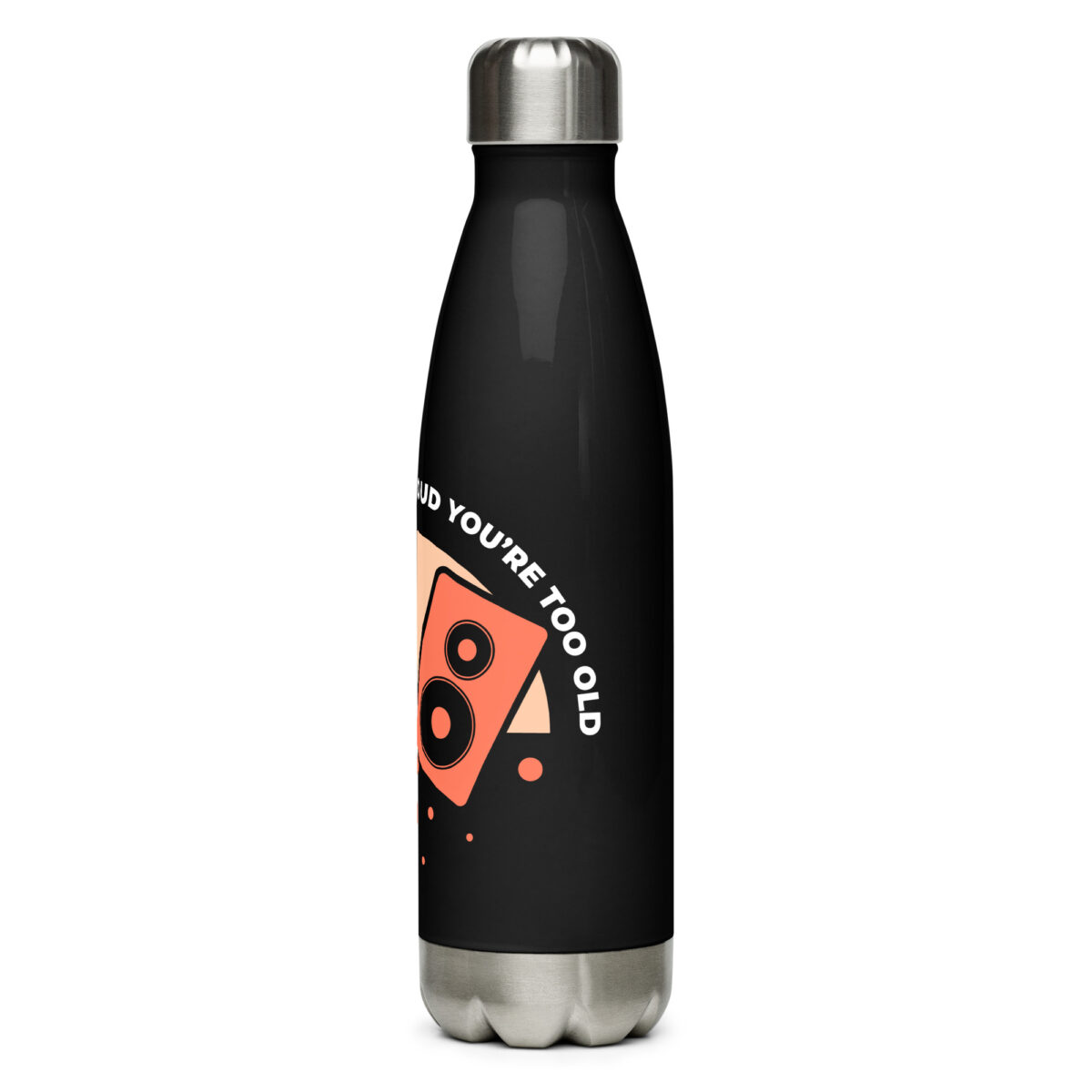 stainless steel water bottle black 17oz left 64a2b69f7705b