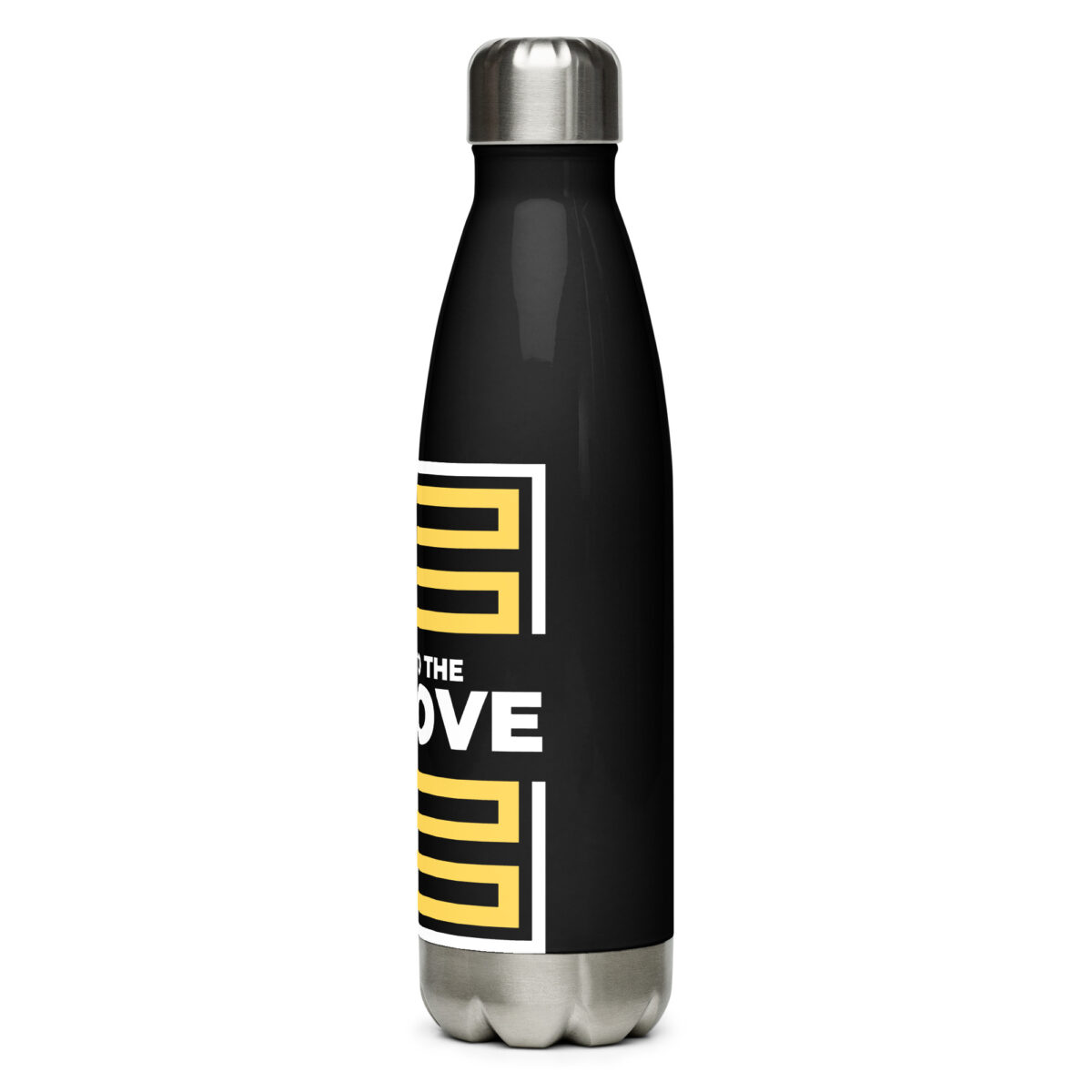 stainless steel water bottle black 17oz left 64a2b74441685