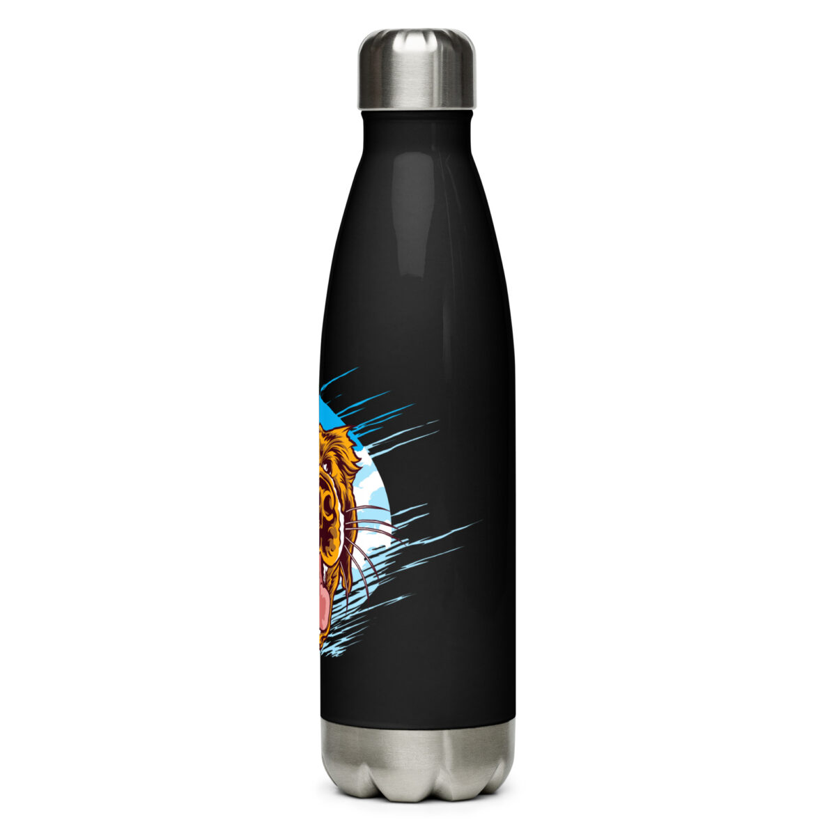 stainless steel water bottle black 17oz left 64a2f4f08df95