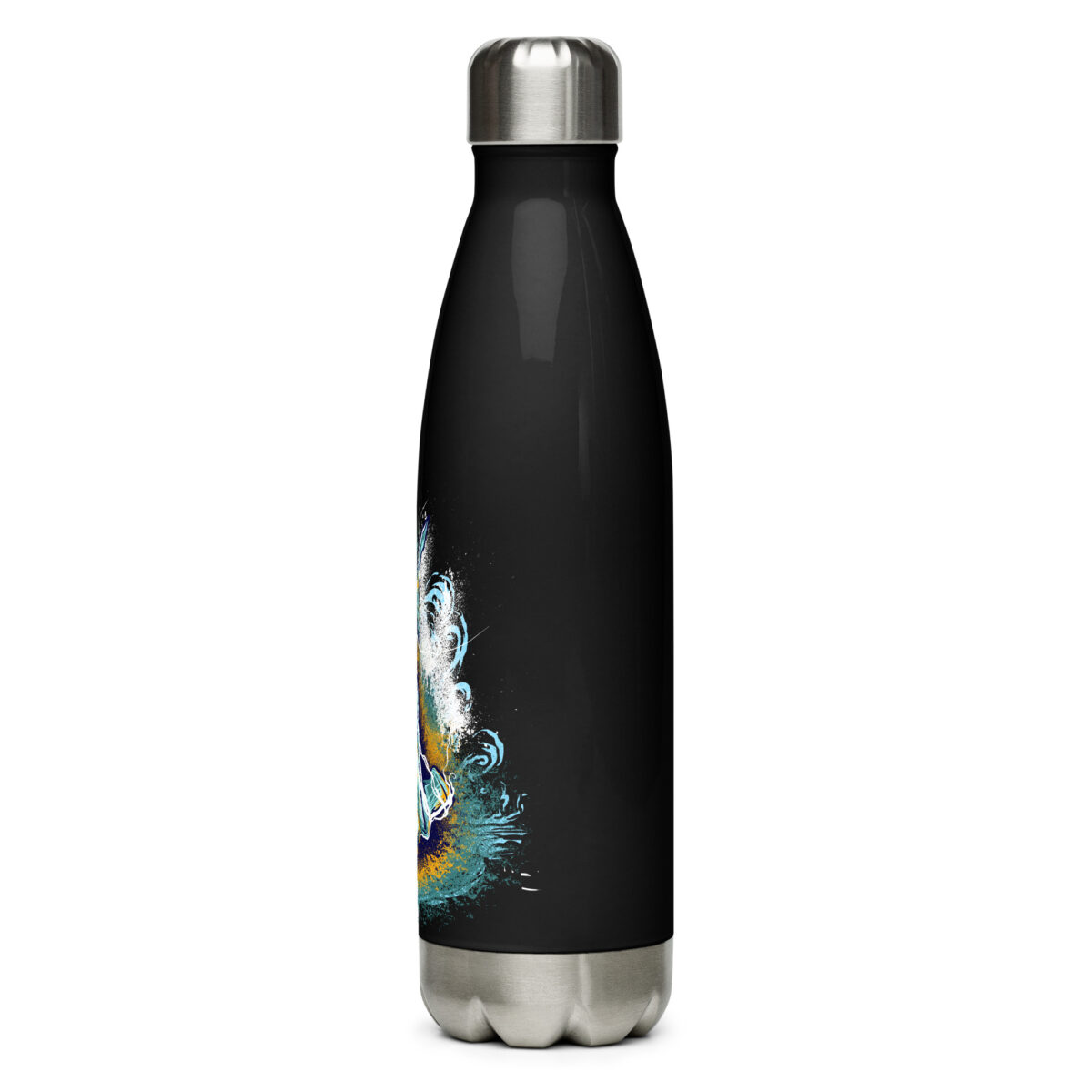 stainless steel water bottle black 17oz left 64a2f55a99ebb