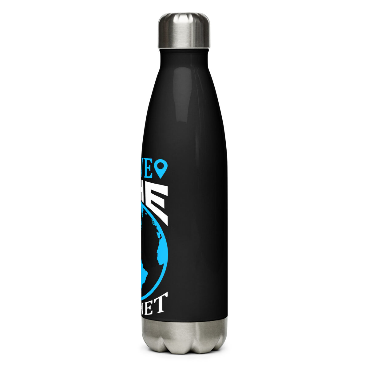 stainless steel water bottle black 17oz left 64a402c6bd7d1