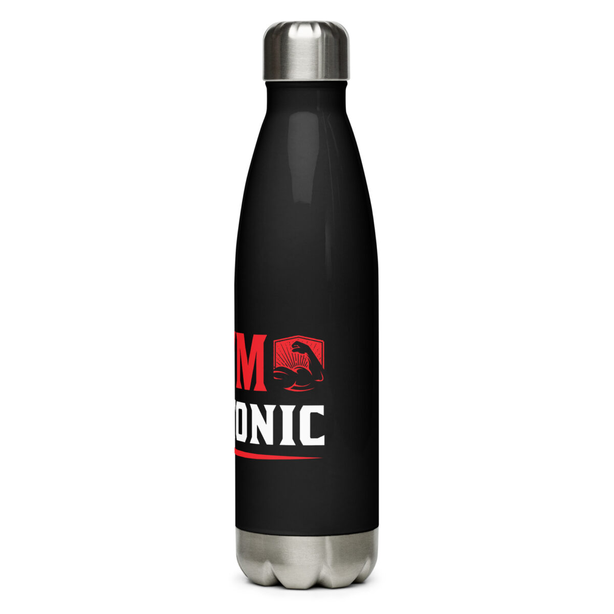 stainless steel water bottle black 17oz left 64a56949a3775