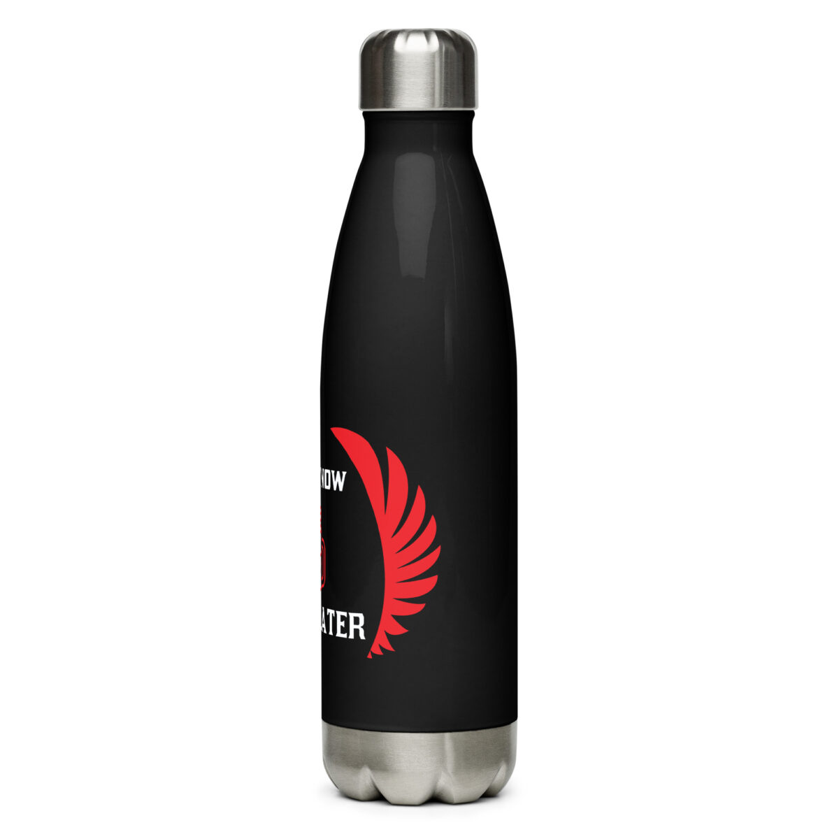 stainless steel water bottle black 17oz left 64a56c9e9dc90