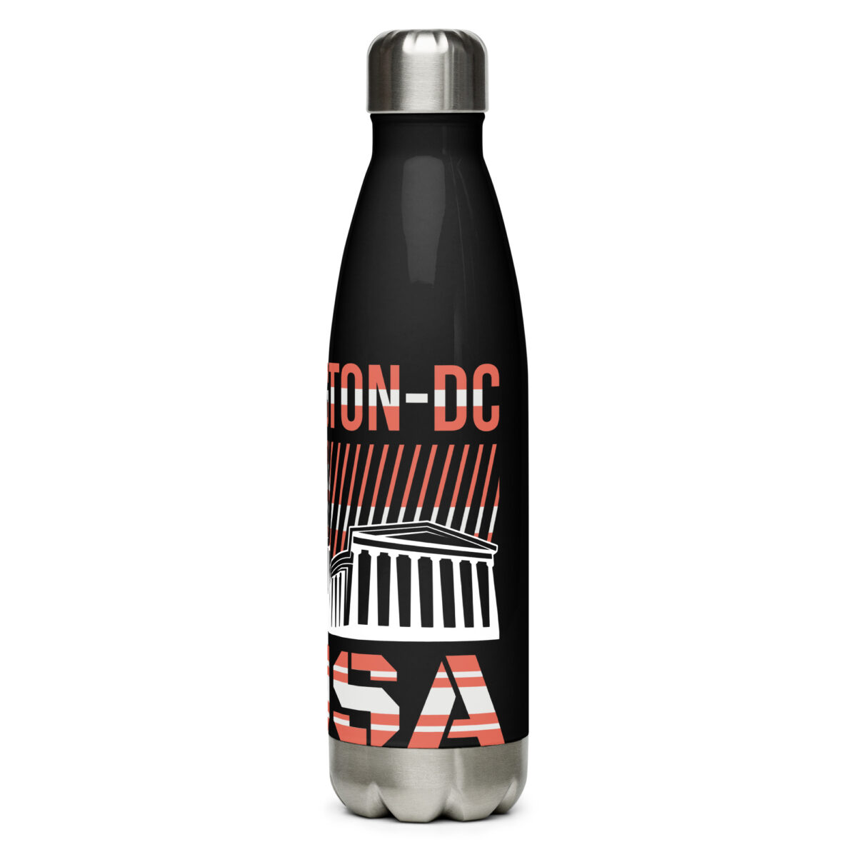 stainless steel water bottle black 17oz left 64a5921e0394a