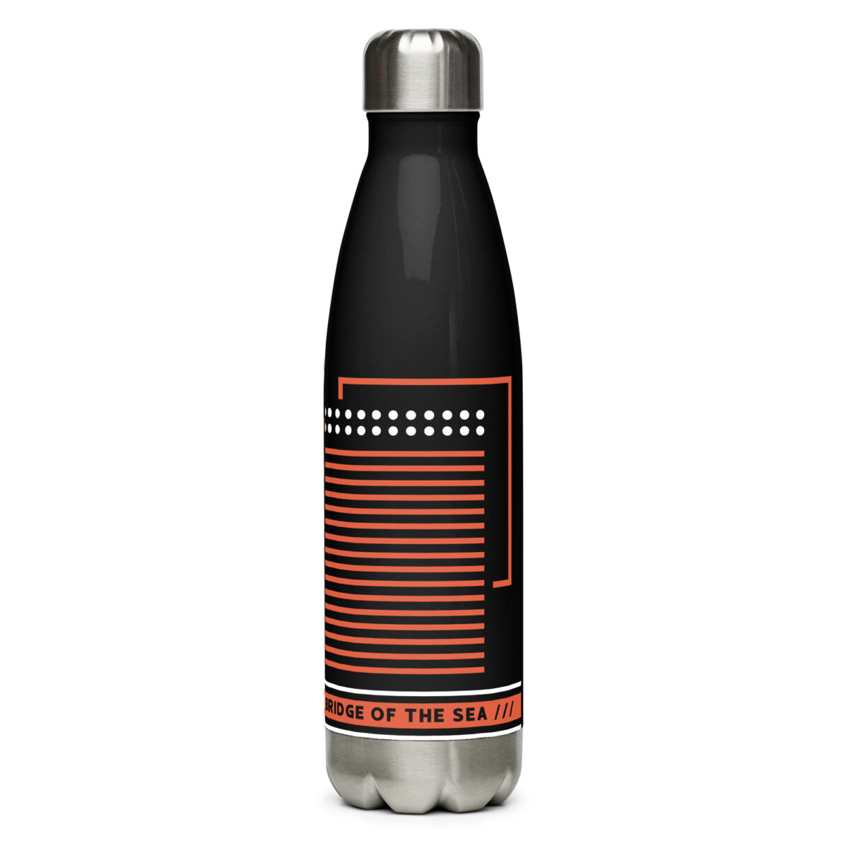 stainless steel water bottle black 17oz left 64a59270145c1