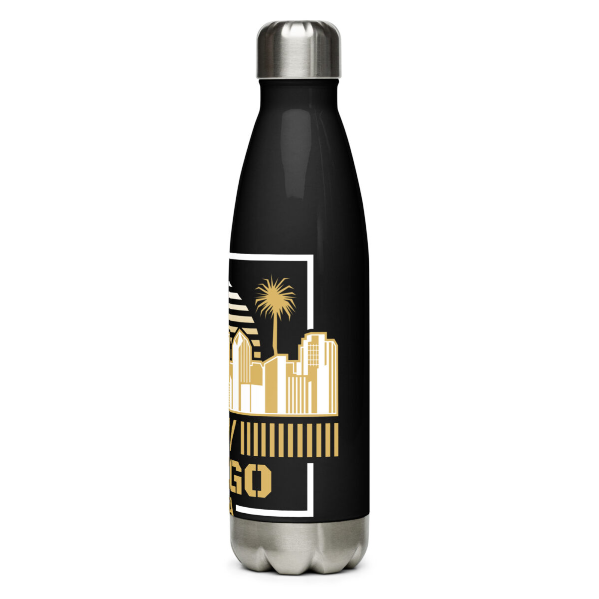 stainless steel water bottle black 17oz left 64a5984dc1856