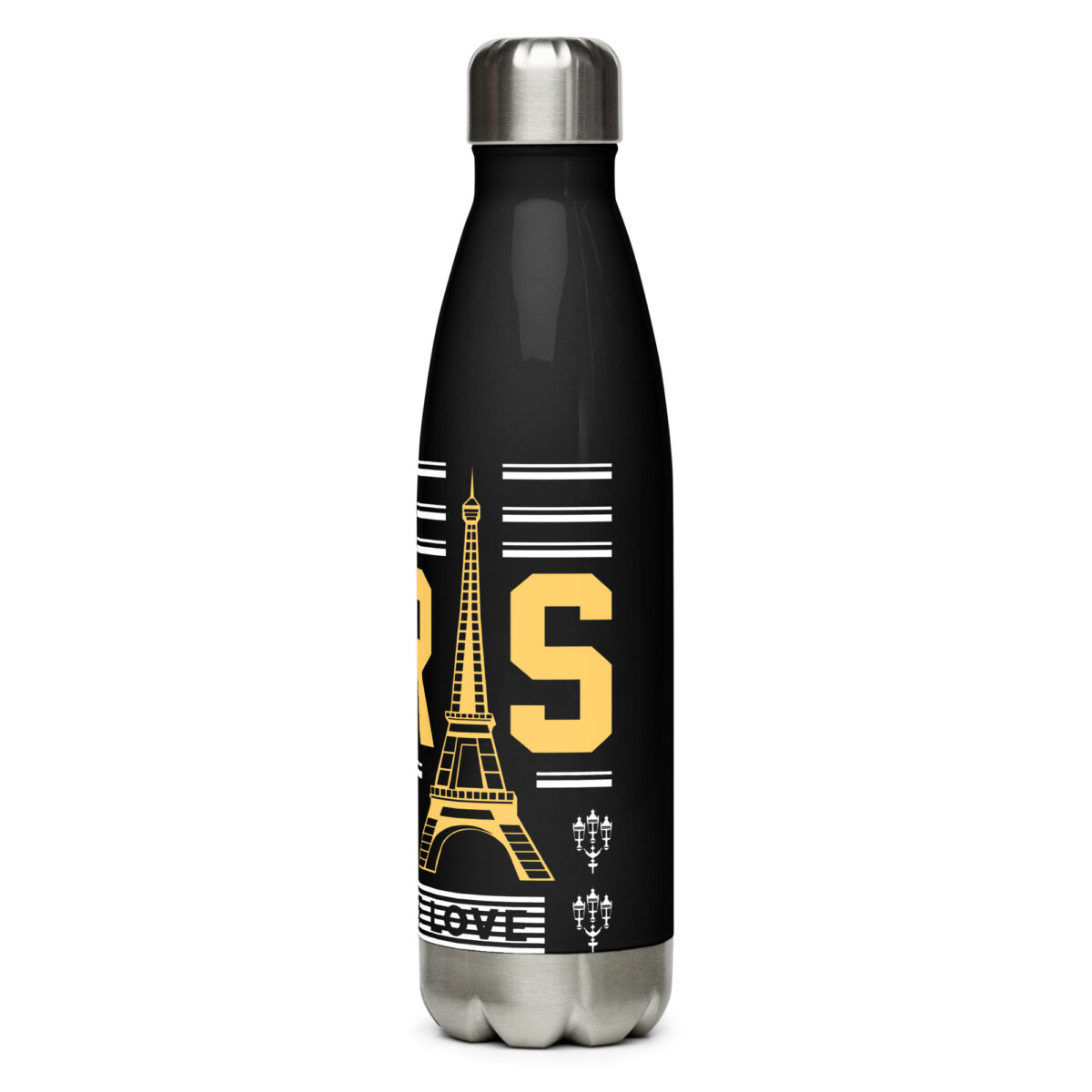 stainless steel water bottle black 17oz left 64a59b4754b26