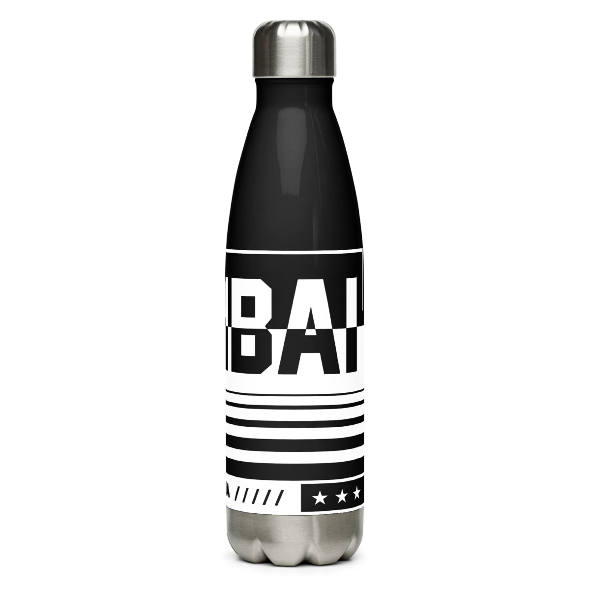 stainless steel water bottle black 17oz left 64a6977477514