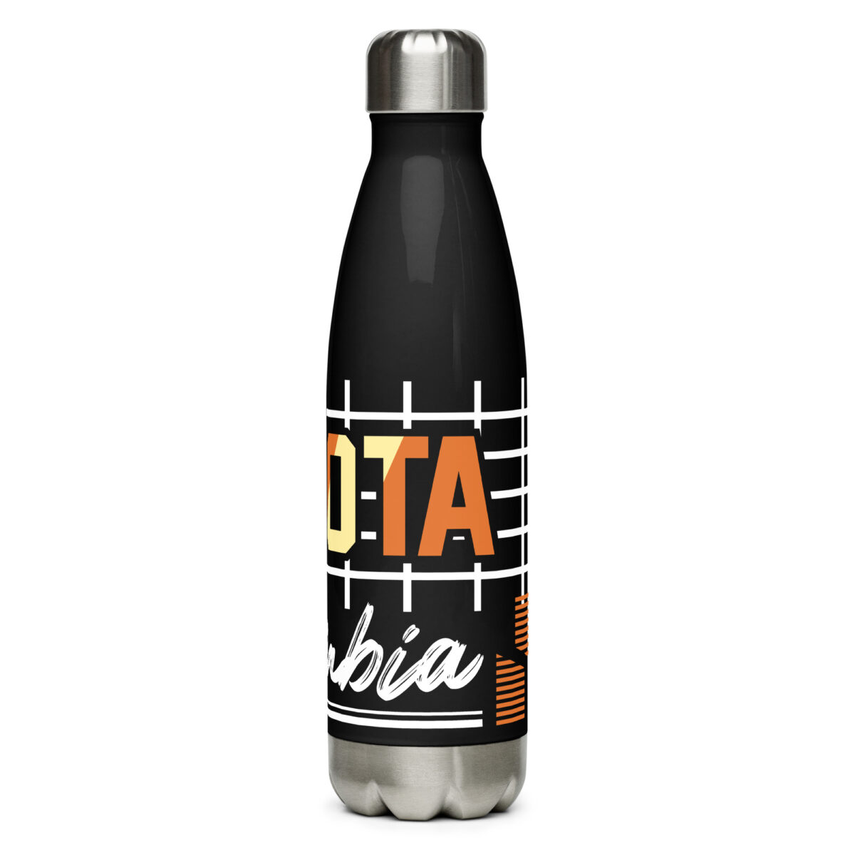 stainless steel water bottle black 17oz left 64a6b1c04de1f