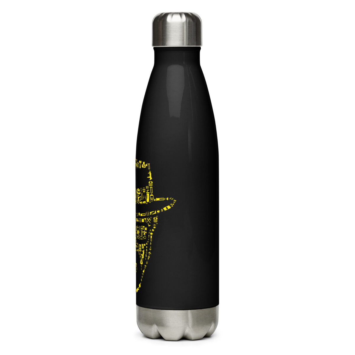 stainless steel water bottle black 17oz left 64abf6ad76f01