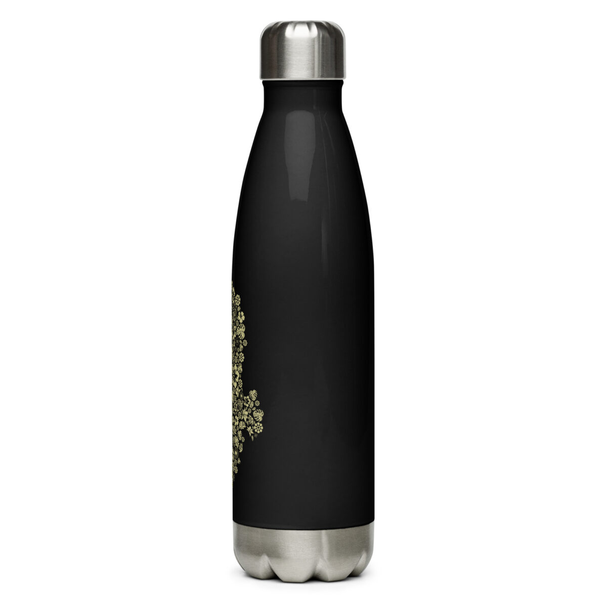 stainless steel water bottle black 17oz left 64abfbf7c7aa8