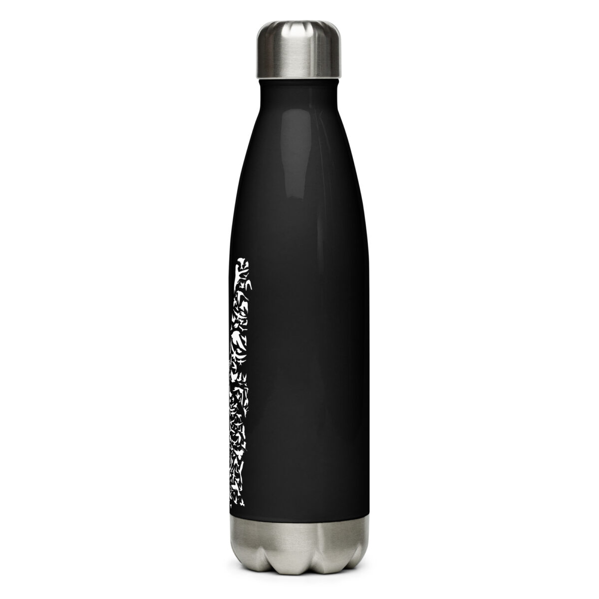 stainless steel water bottle black 17oz left 64ac00fb20696