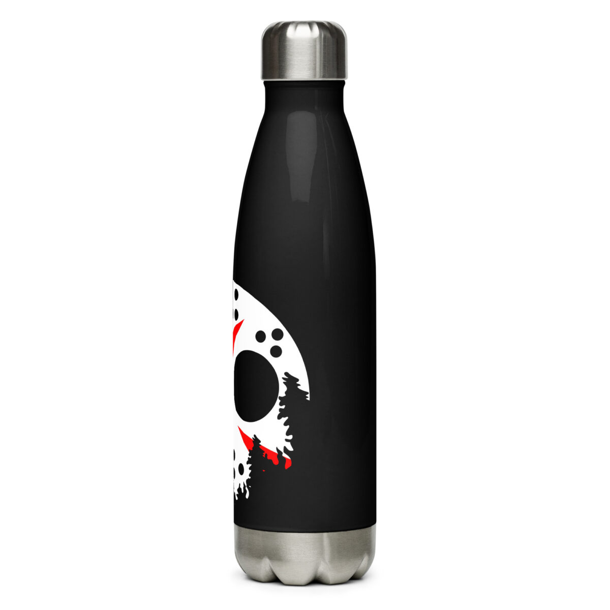 stainless steel water bottle black 17oz left 64ac052975550