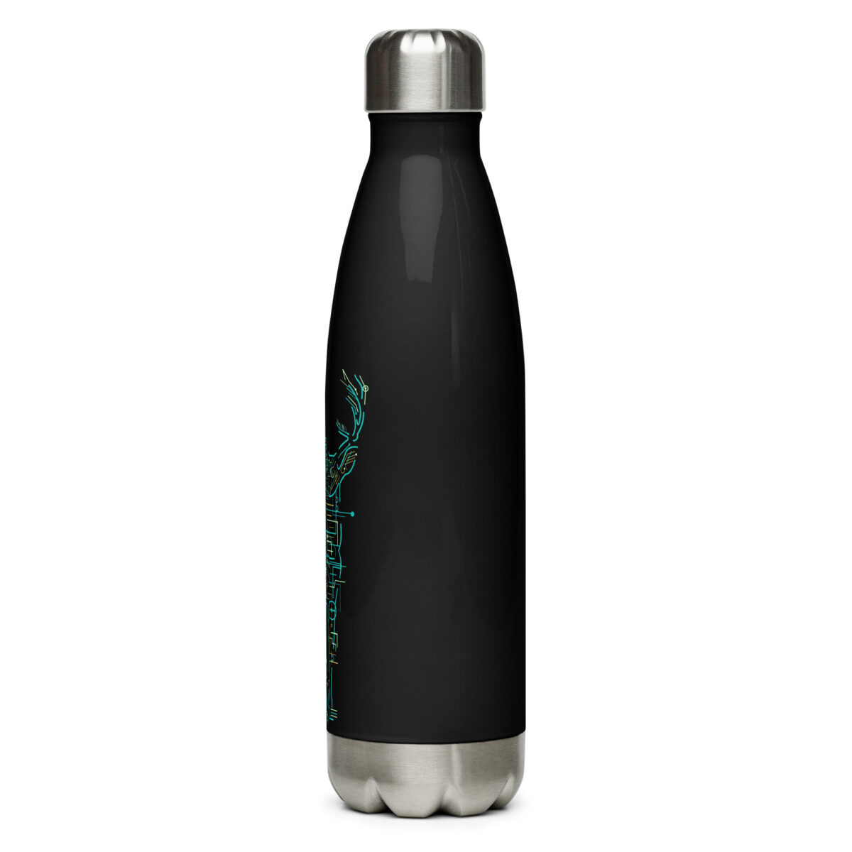 stainless steel water bottle black 17oz left 64ac2b6dd093b