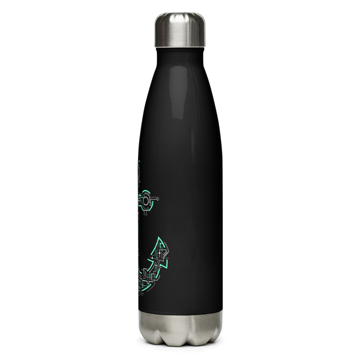 stainless steel water bottle black 17oz left 64ac2c391dd2f