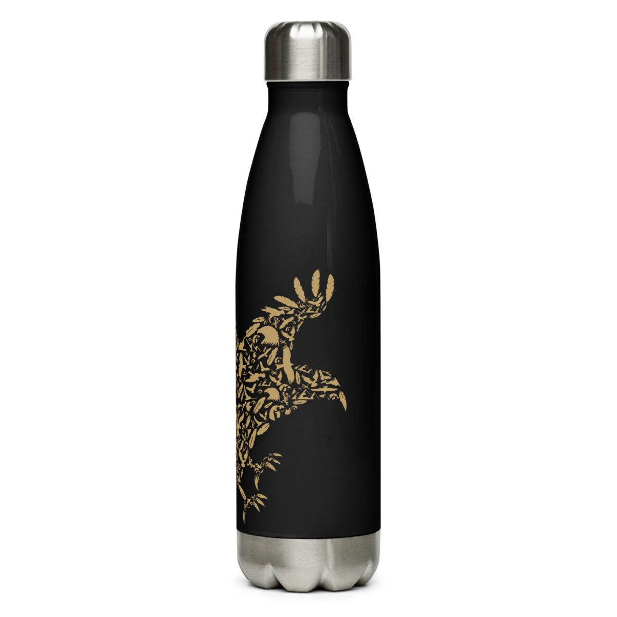 stainless steel water bottle black 17oz left 64ac2cad2fb4e