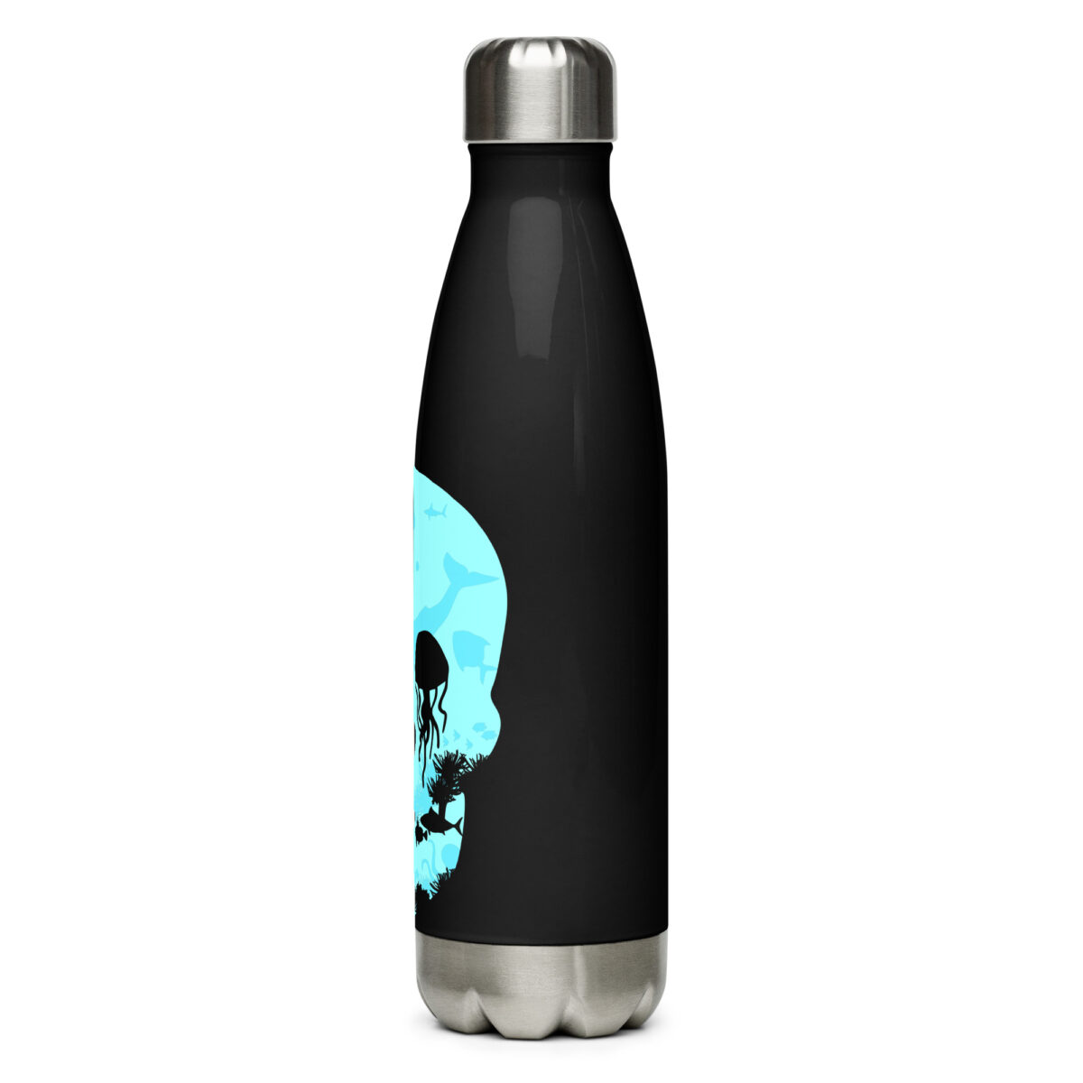 stainless steel water bottle black 17oz left 64ac2f9094eff