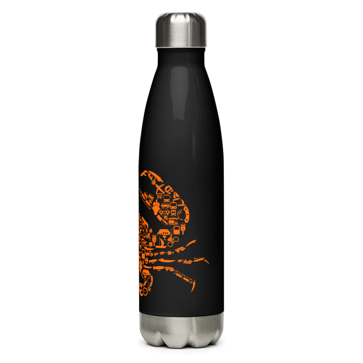 stainless steel water bottle black 17oz left 64ac3165cc08f