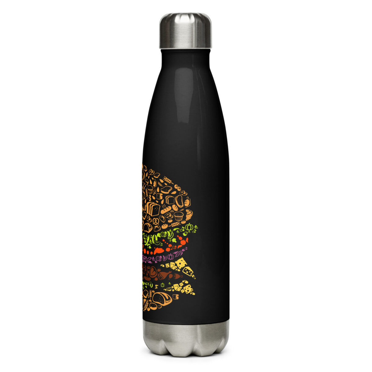 stainless steel water bottle black 17oz left 64ac33c648e8c