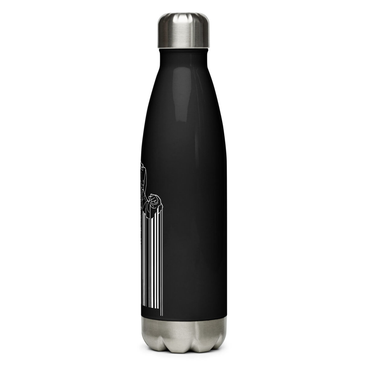 stainless steel water bottle black 17oz left 64ac38a2b9088