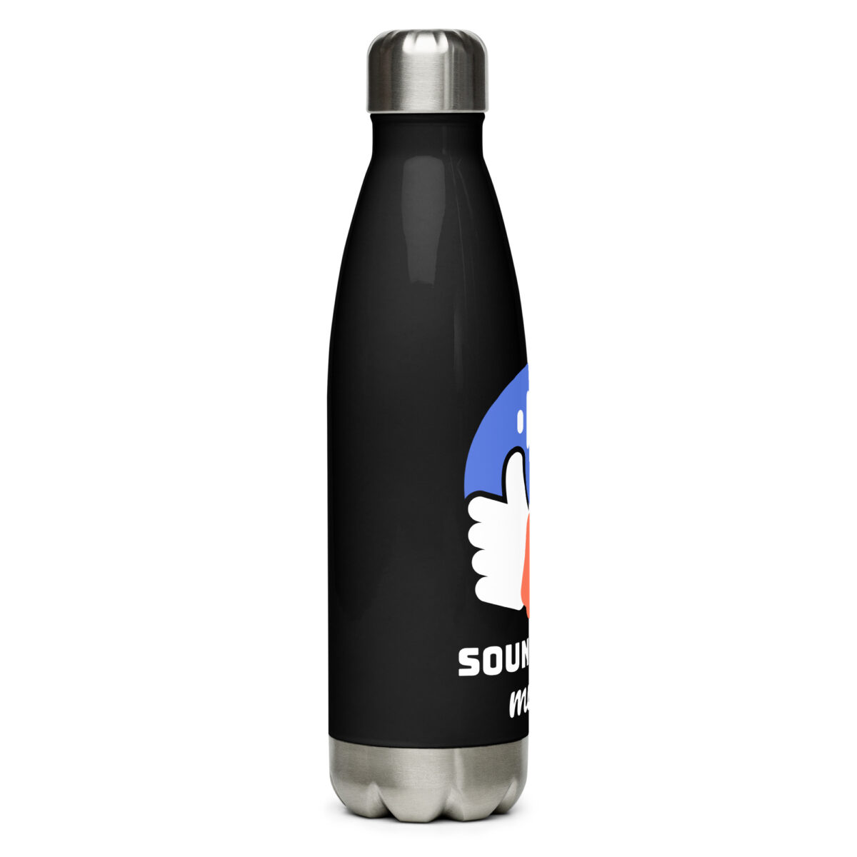 stainless steel water bottle black 17oz right 64a2afa23f441