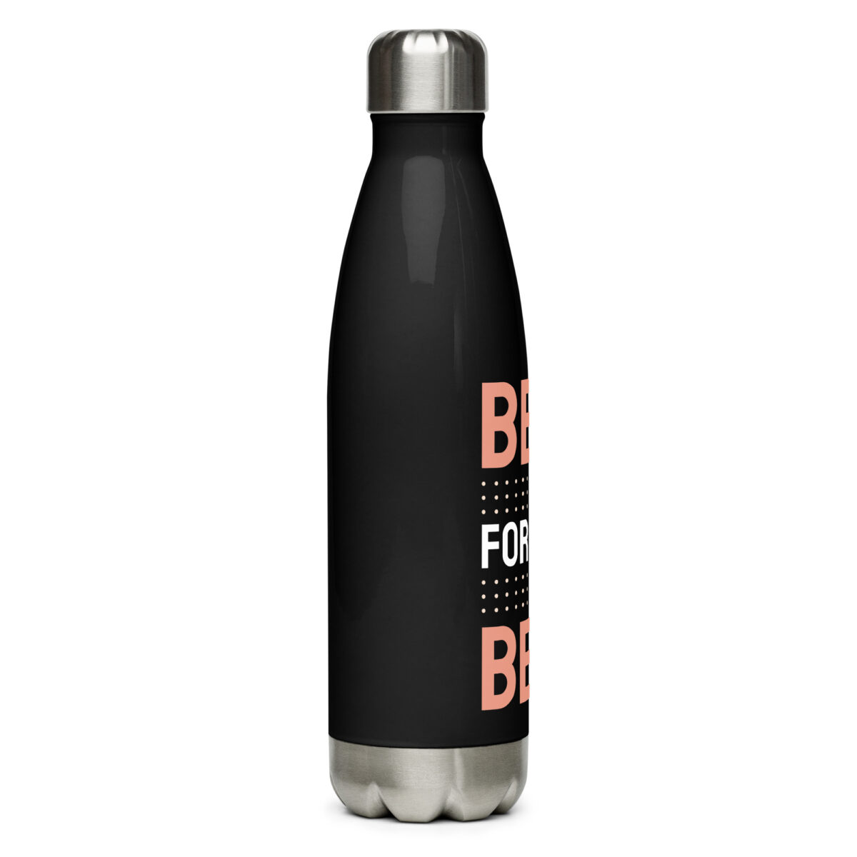 stainless steel water bottle black 17oz right 64a2baa59a5b2