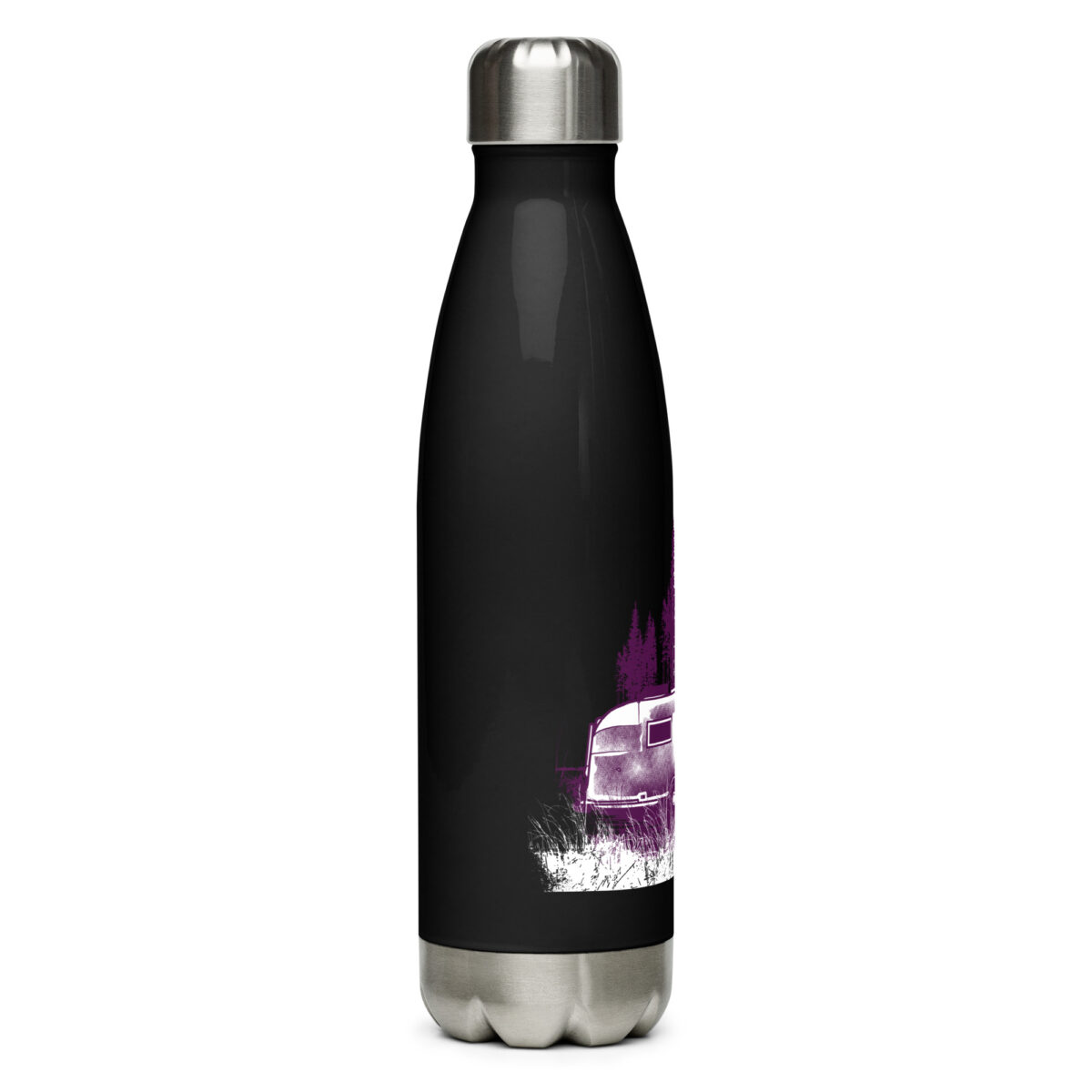 stainless steel water bottle black 17oz right 64a2bd6db3906