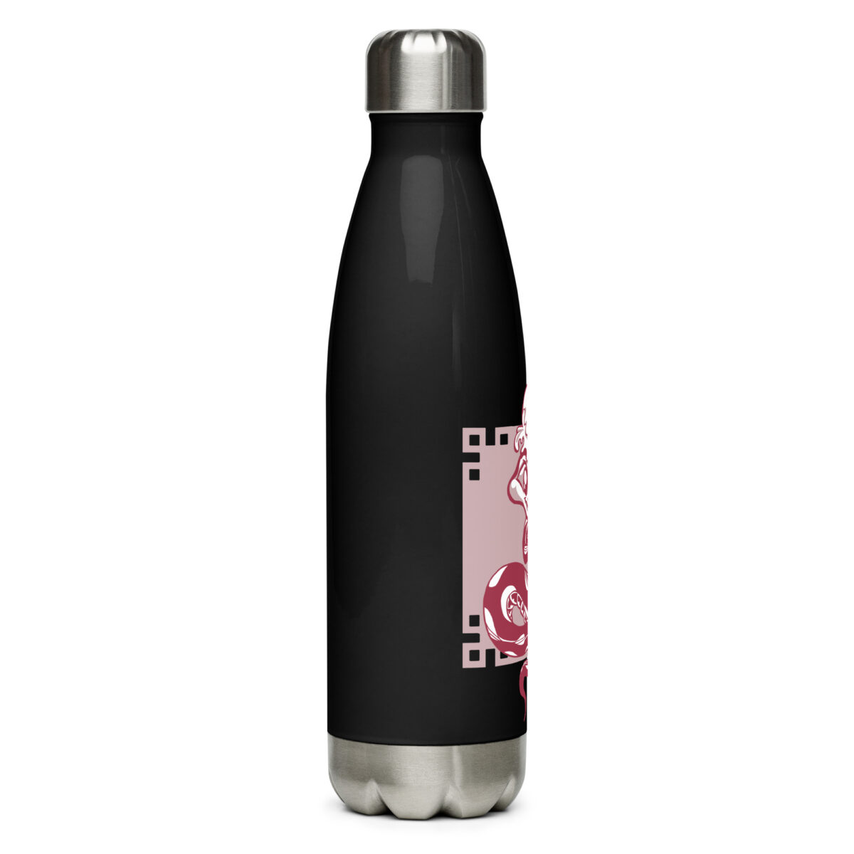 stainless steel water bottle black 17oz right 64a2bf0cb6bbf