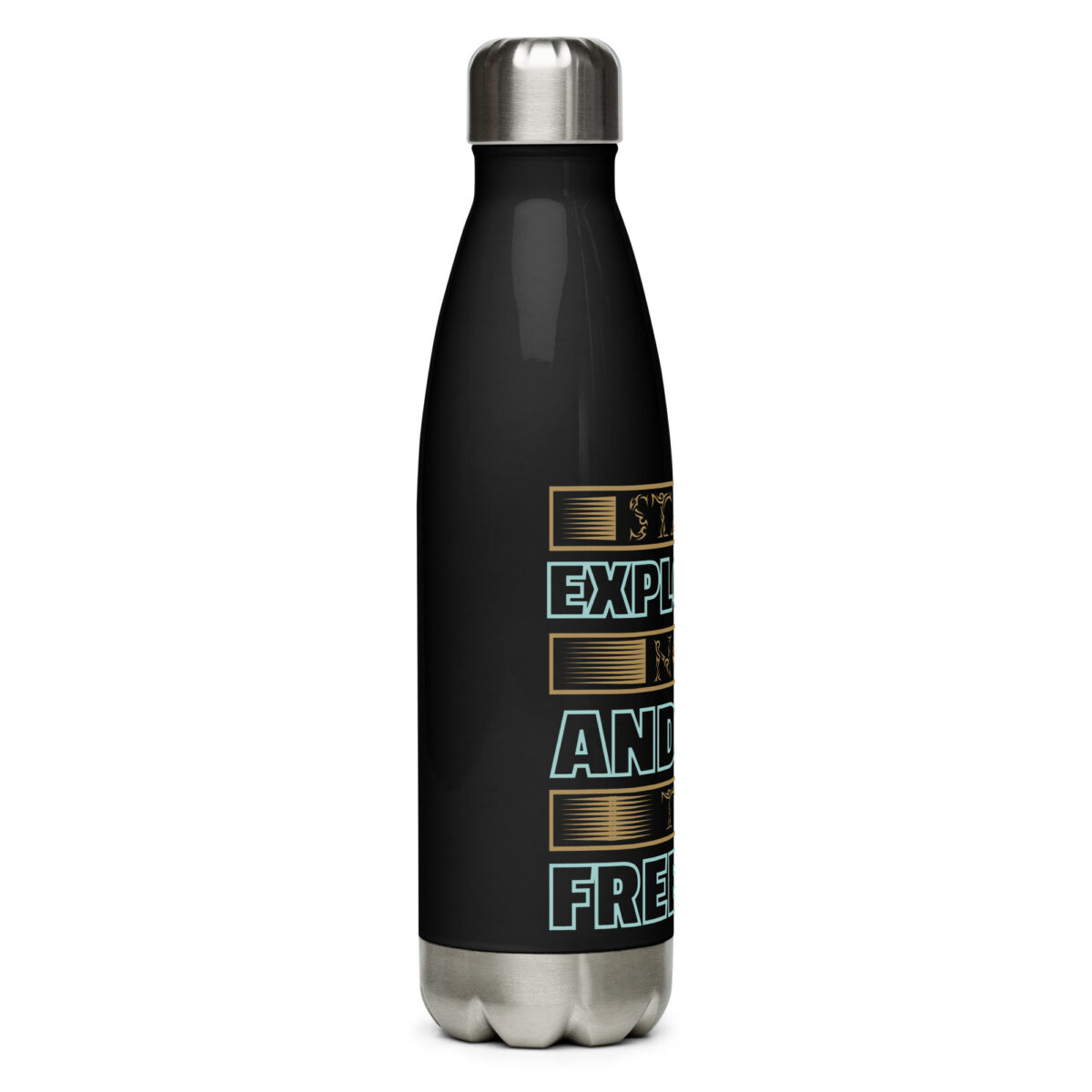 stainless steel water bottle black 17oz right 64a40ac888451