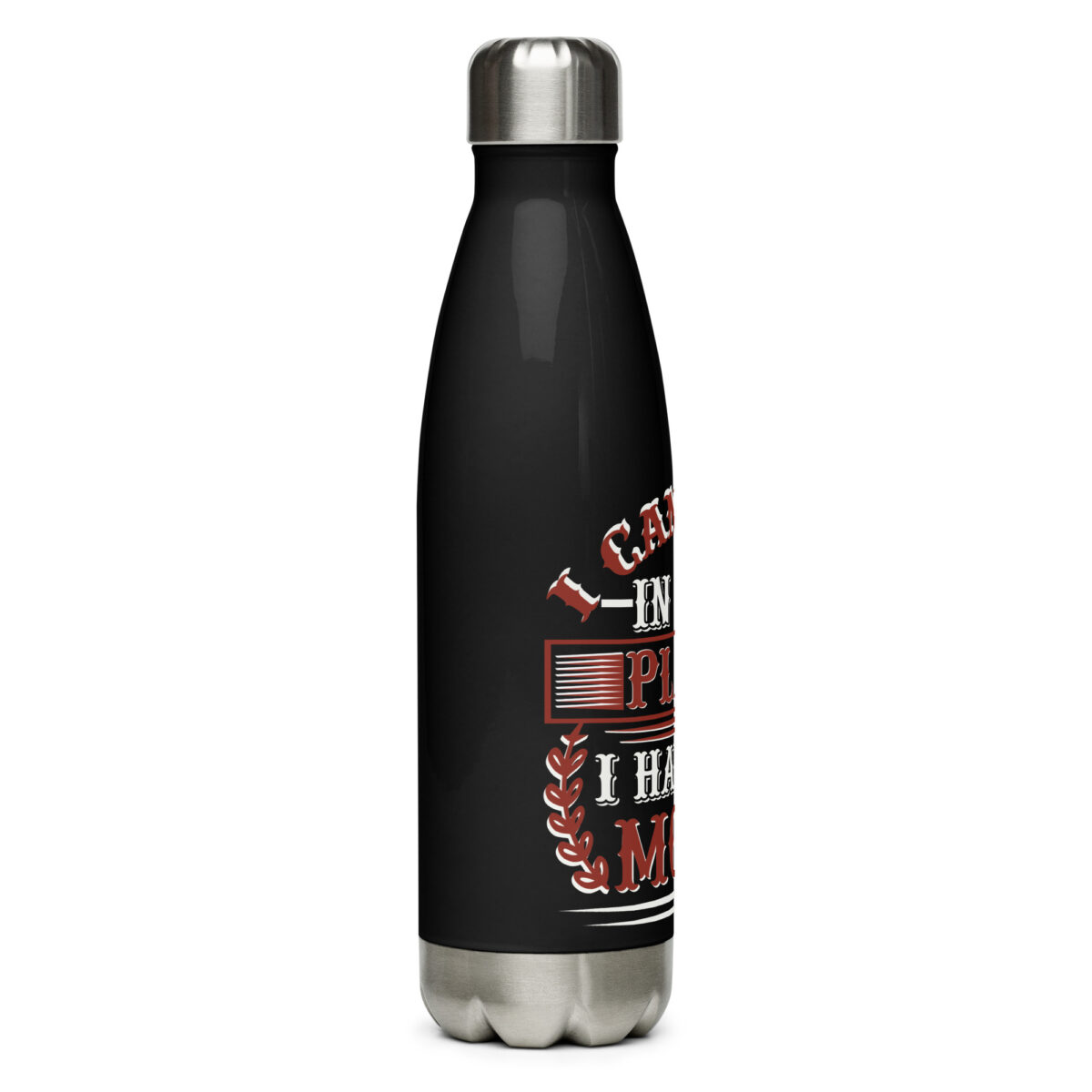 stainless steel water bottle black 17oz right 64a40c7126779