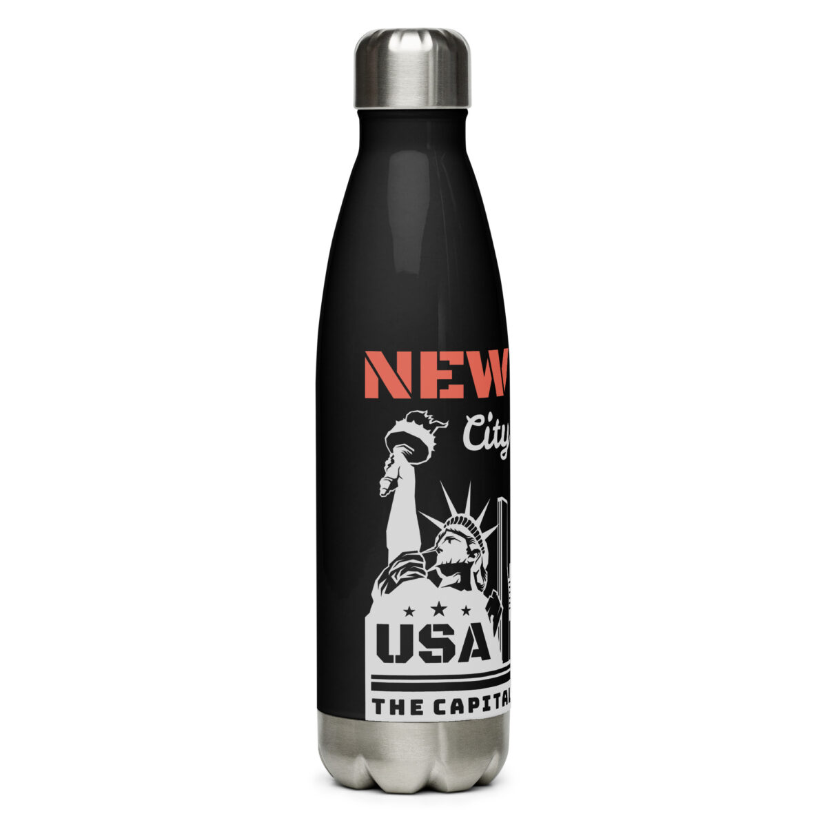 stainless steel water bottle black 17oz right 64a694e3bb0b1