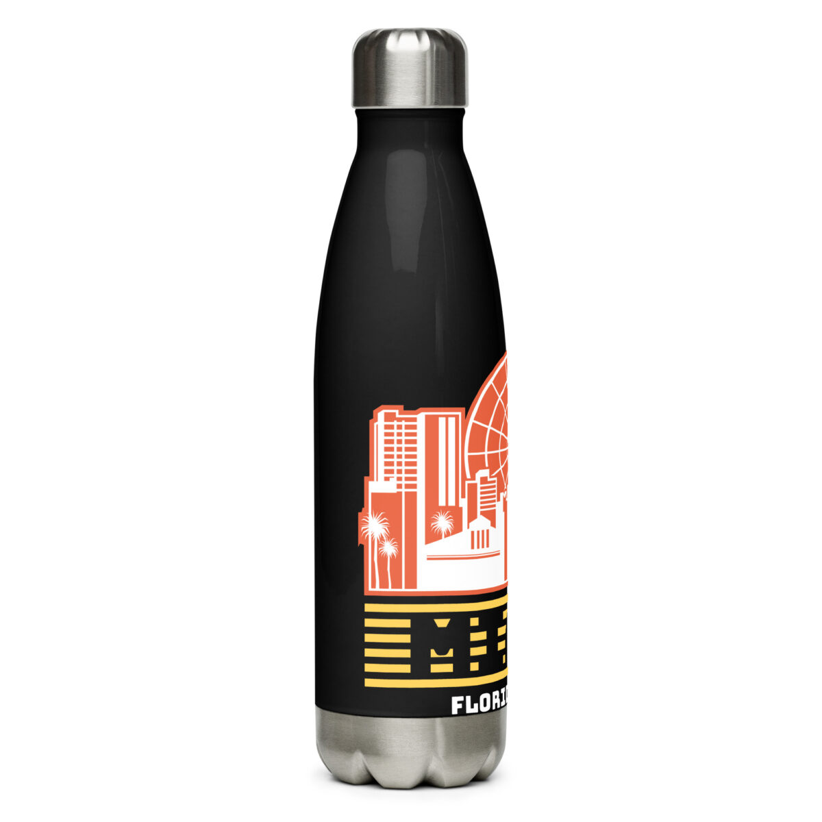 stainless steel water bottle black 17oz right 64a69953095c6