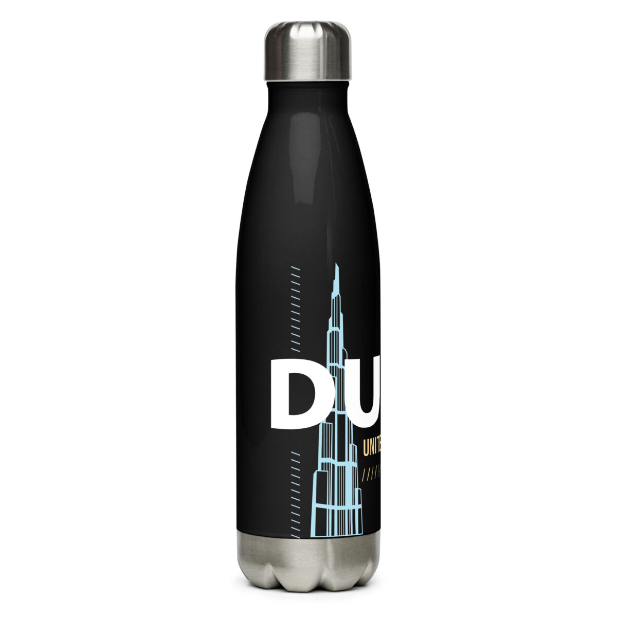 stainless steel water bottle black 17oz right 64a6a4c5585ec