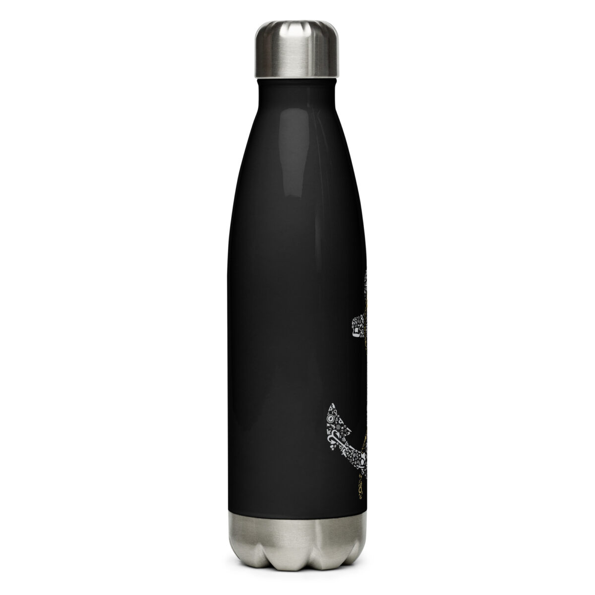 stainless steel water bottle black 17oz right 64abef9fd98ba