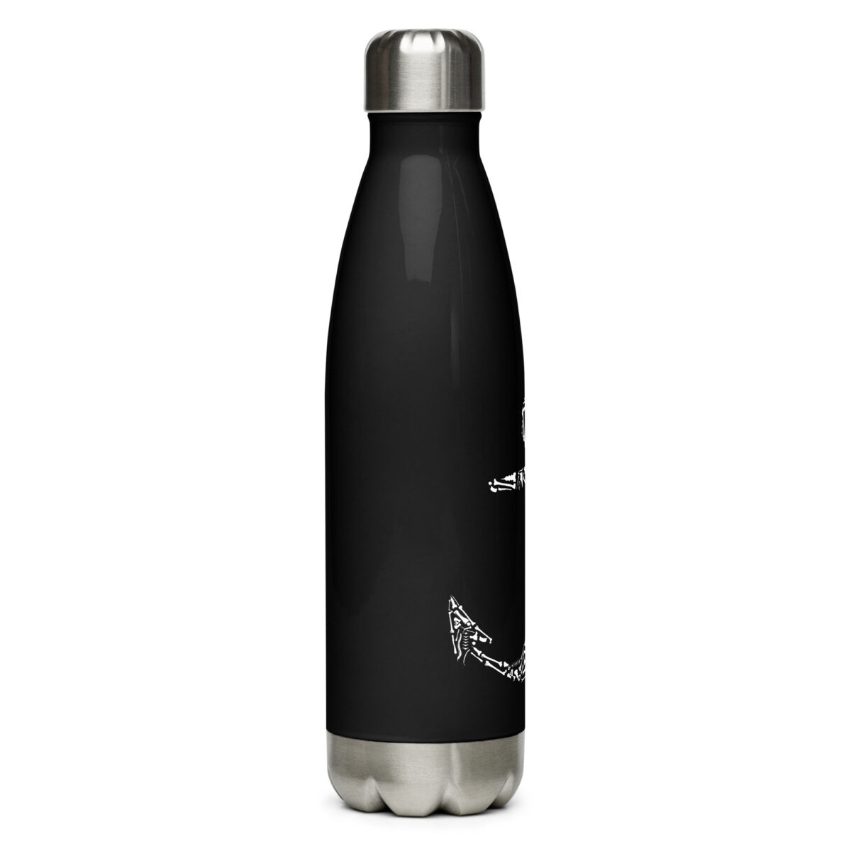 stainless steel water bottle black 17oz right 64abefeb4de71