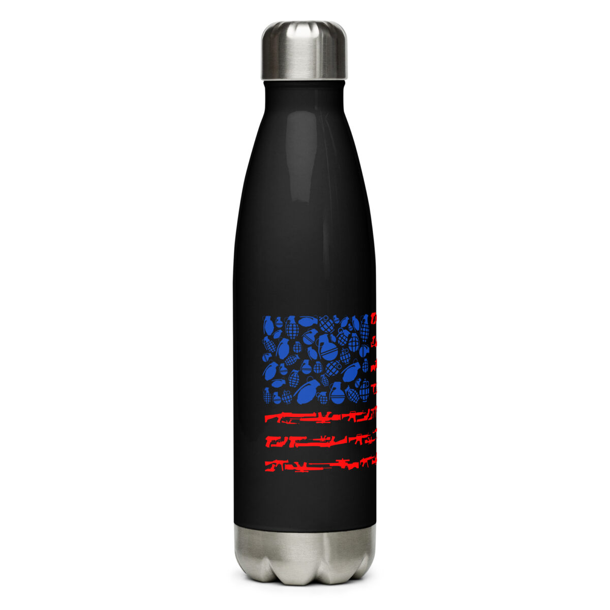 stainless steel water bottle black 17oz right 64abf2e44bd35