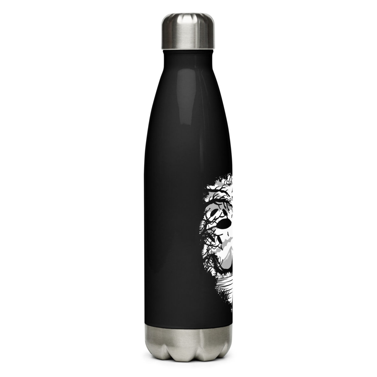 stainless steel water bottle black 17oz right 64abf5db4b14c