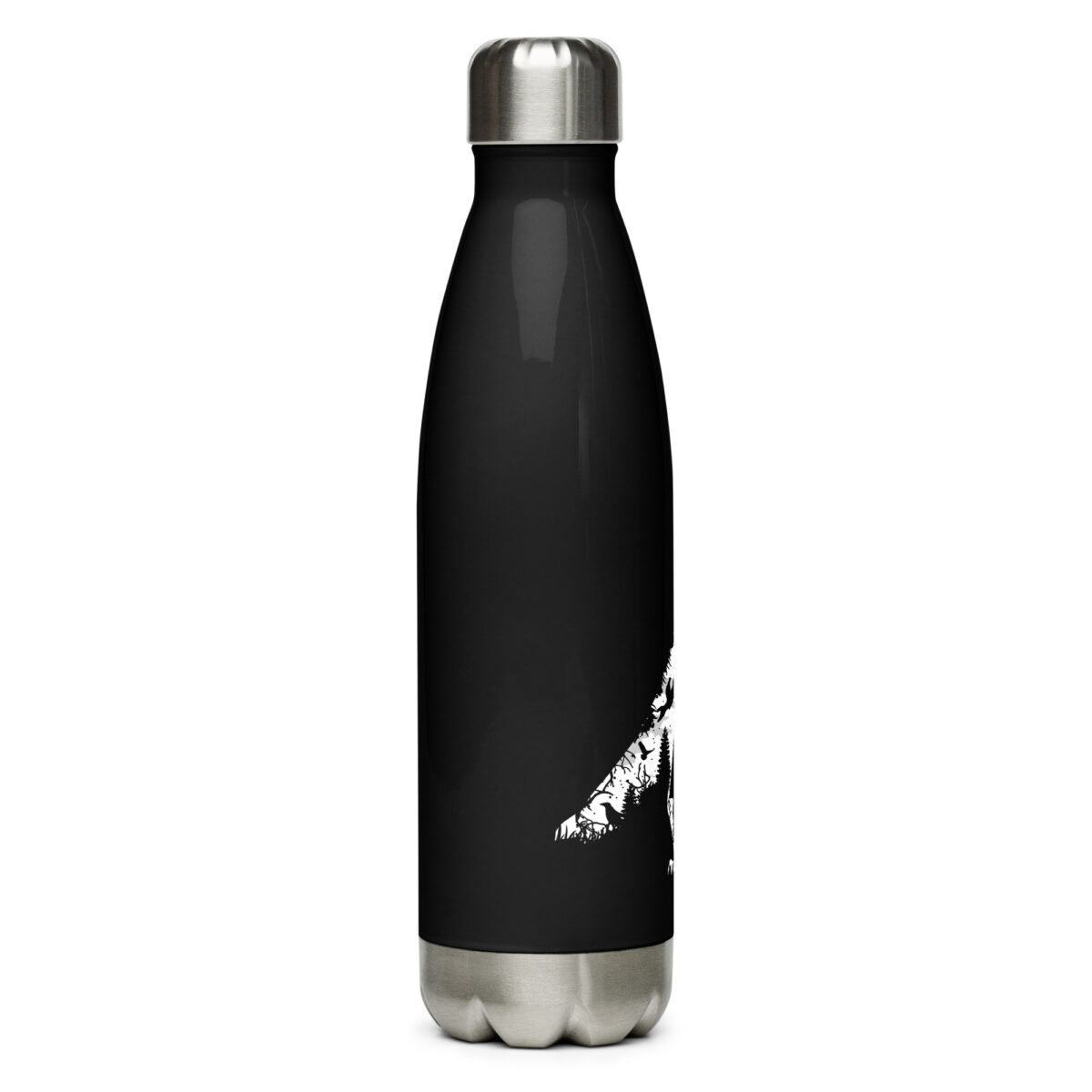 stainless steel water bottle black 17oz right 64abf6355776b