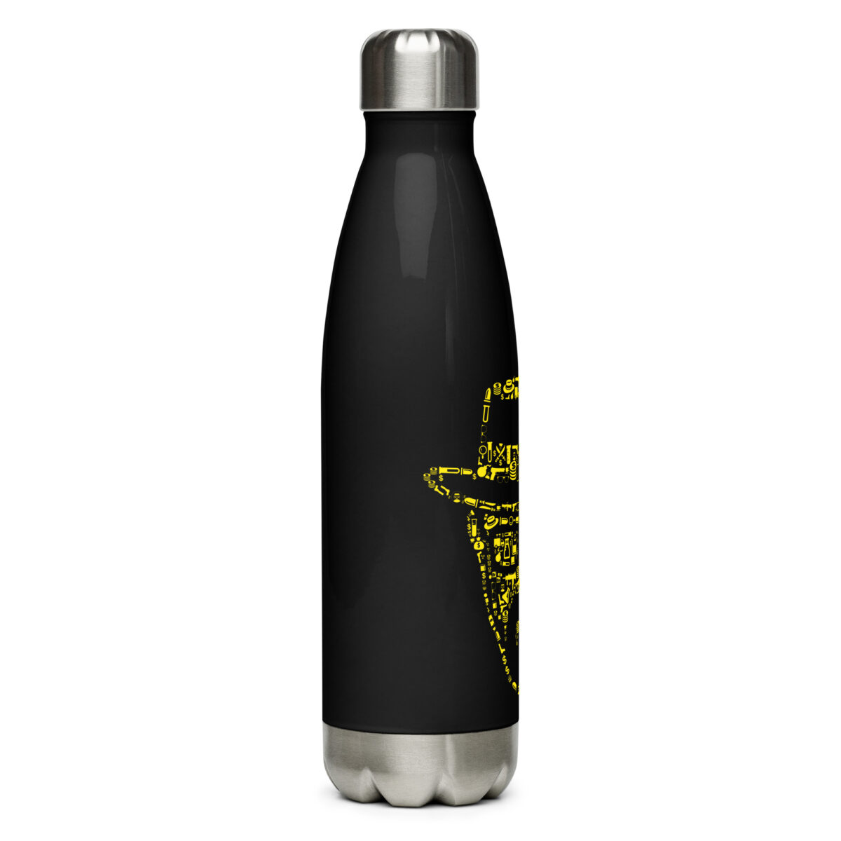 stainless steel water bottle black 17oz right 64abf6ad76e87