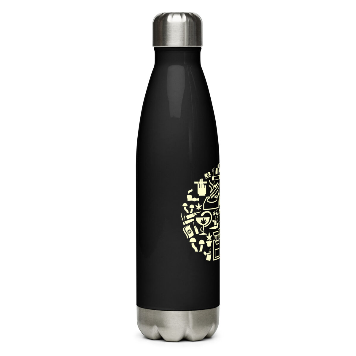 stainless steel water bottle black 17oz right 64abf91db8cf5