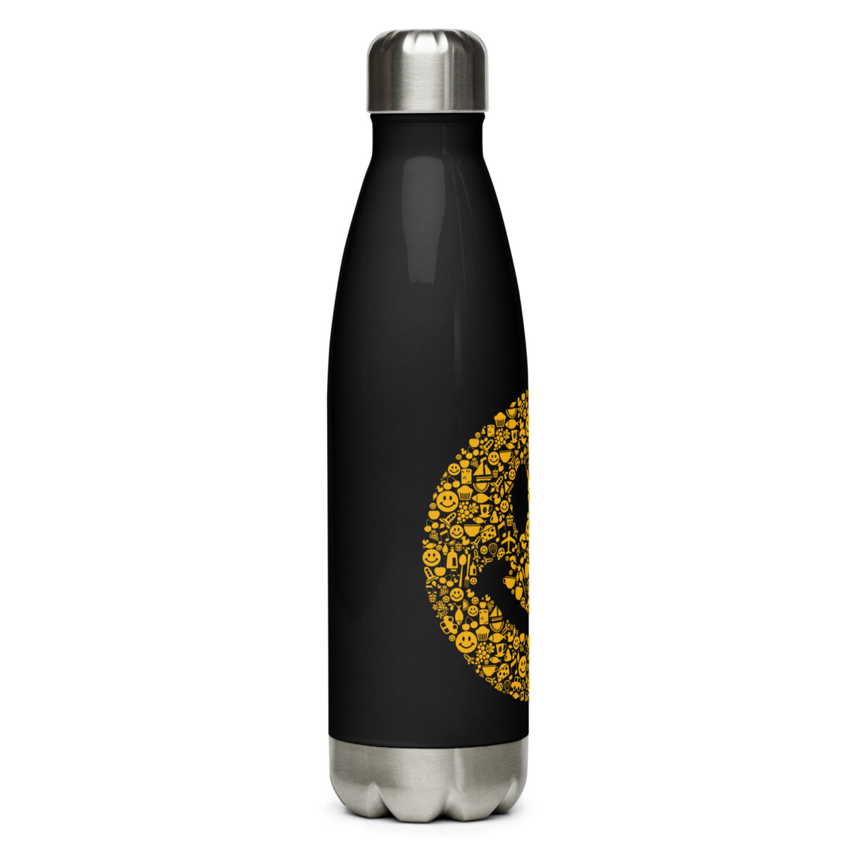 stainless steel water bottle black 17oz right 64abf97c10d35