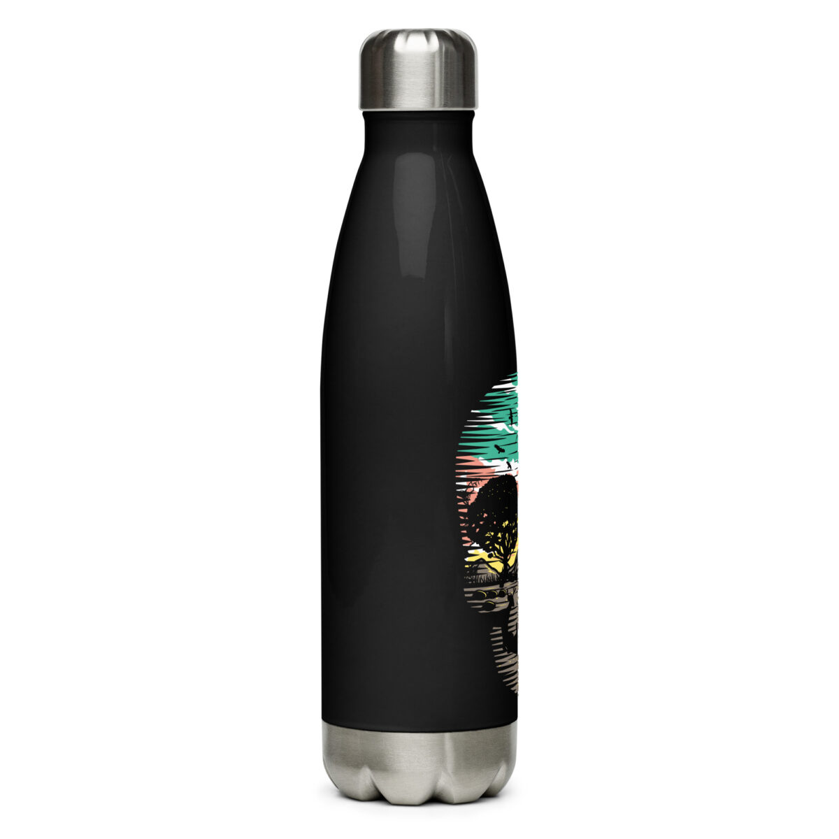 stainless steel water bottle black 17oz right 64abfa43e23e0