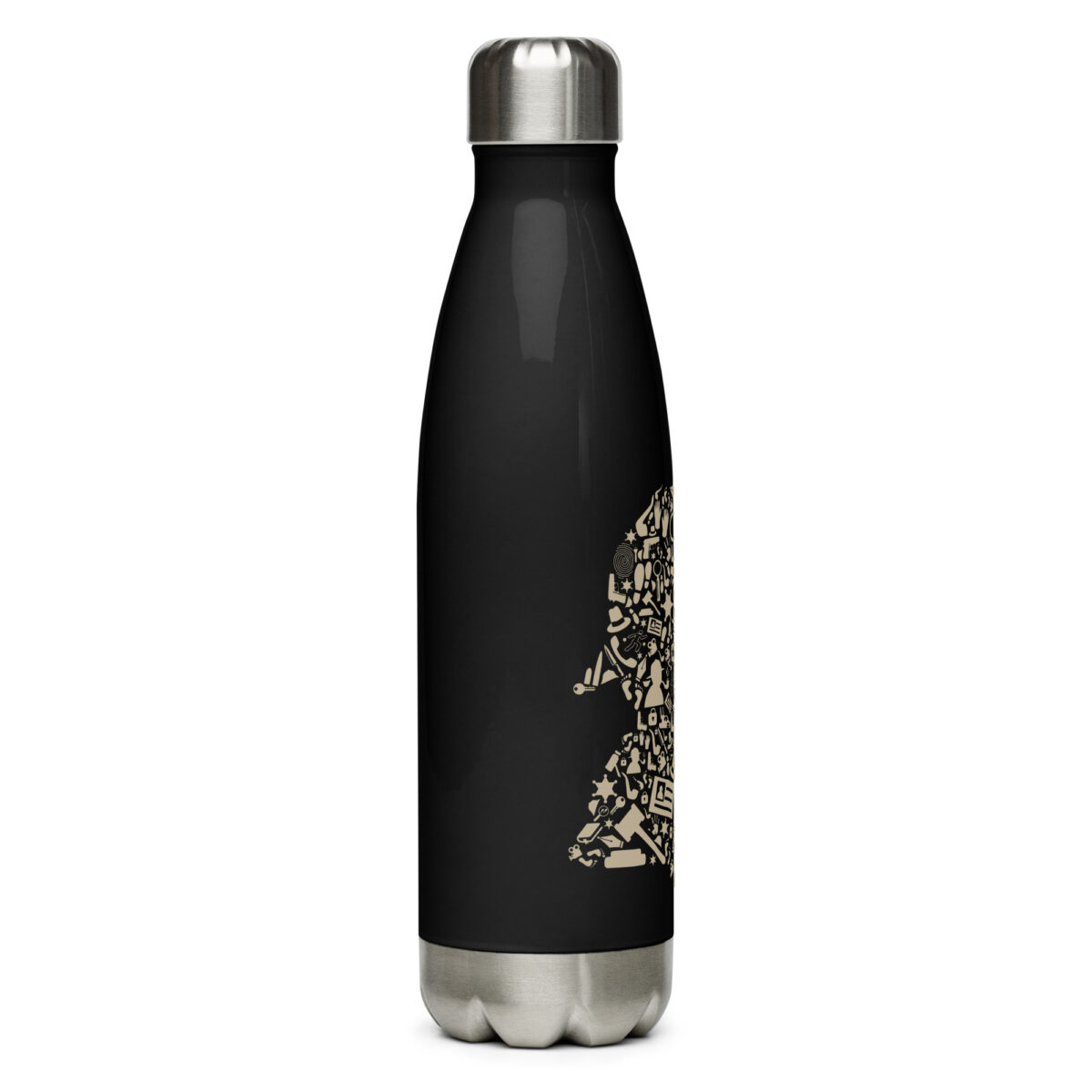 stainless steel water bottle black 17oz right 64abfb95af28f