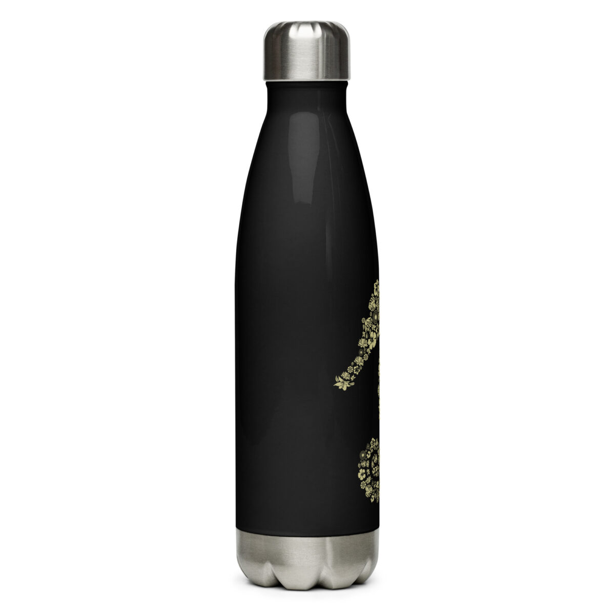 stainless steel water bottle black 17oz right 64abfbf7c7a1e