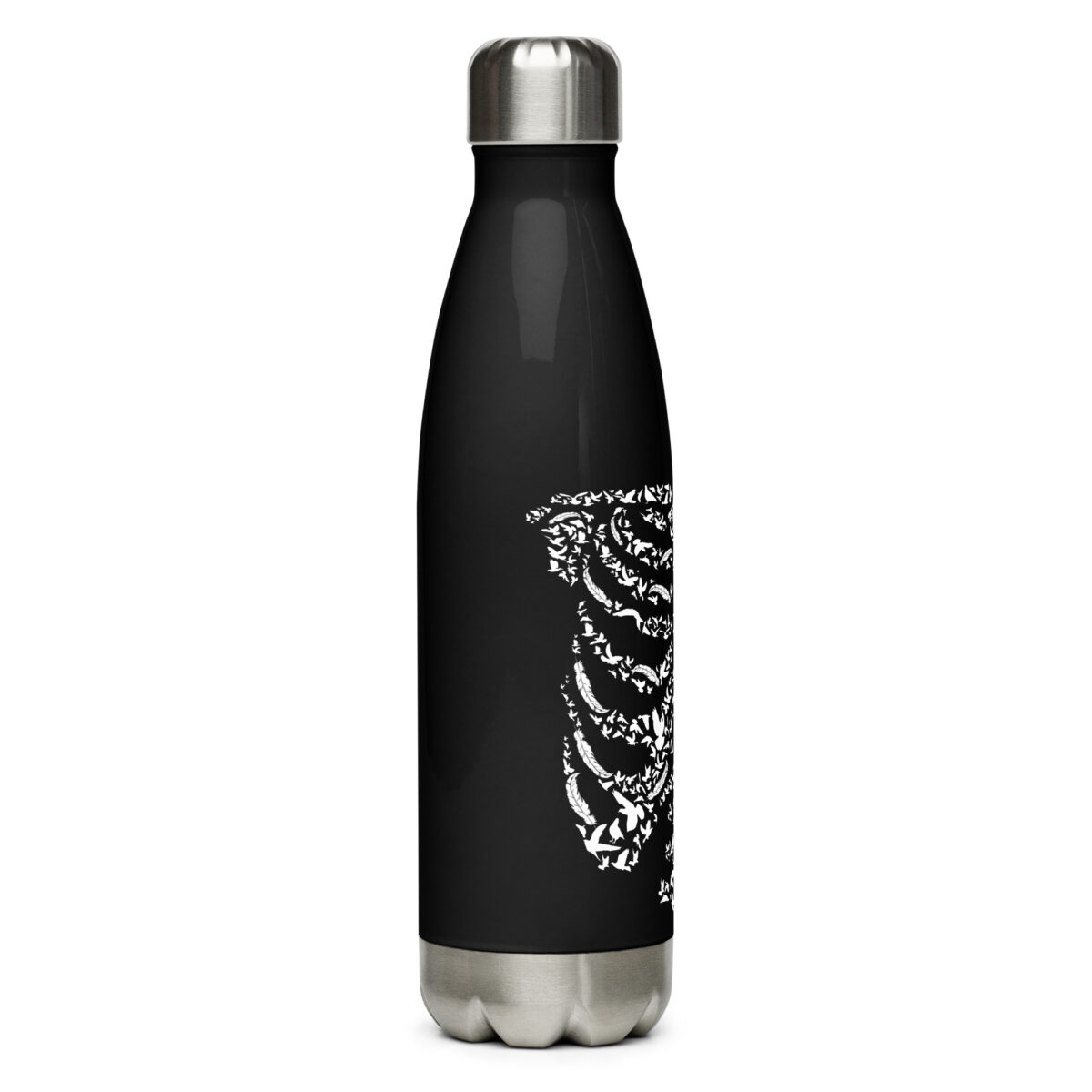 stainless steel water bottle black 17oz right 64abfcc60750f