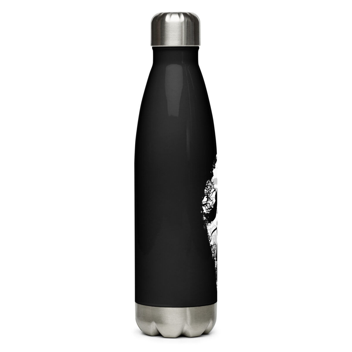 stainless steel water bottle black 17oz right 64abfebb49071