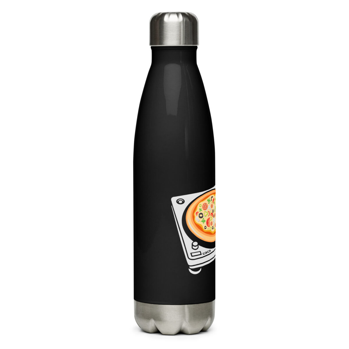 stainless steel water bottle black 17oz right 64ac00945237b